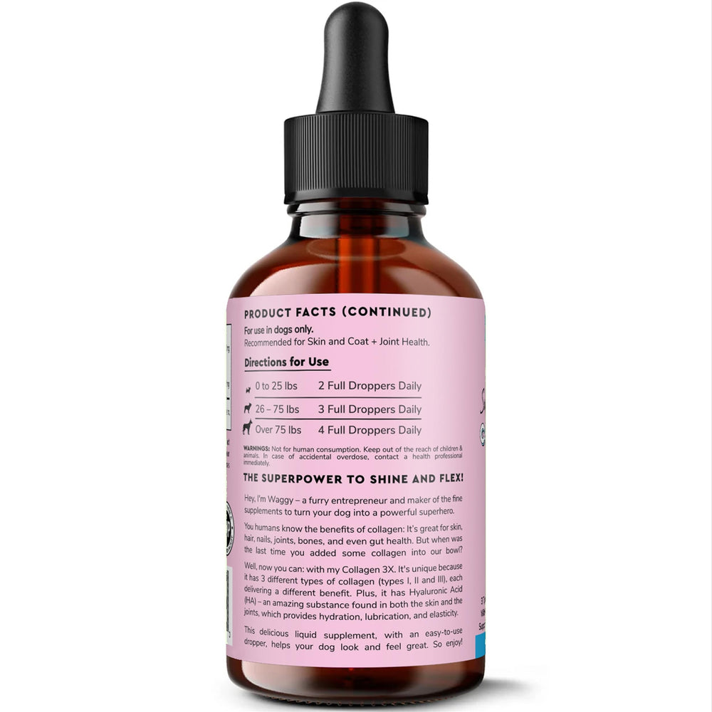 Wonder Paws dog nails and skin health visual promotes strong nails and healthy skin.