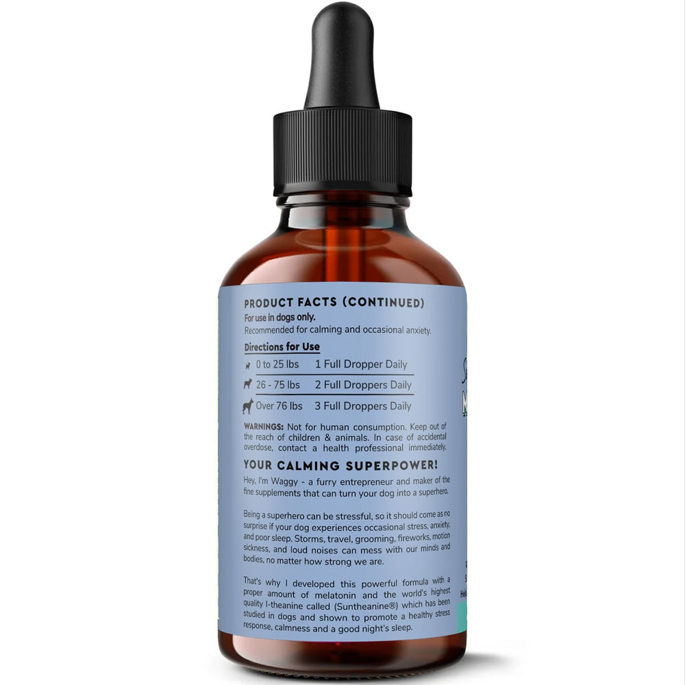 Wonder Paws melatonin for dogs made in USA in FDA-registered facility.