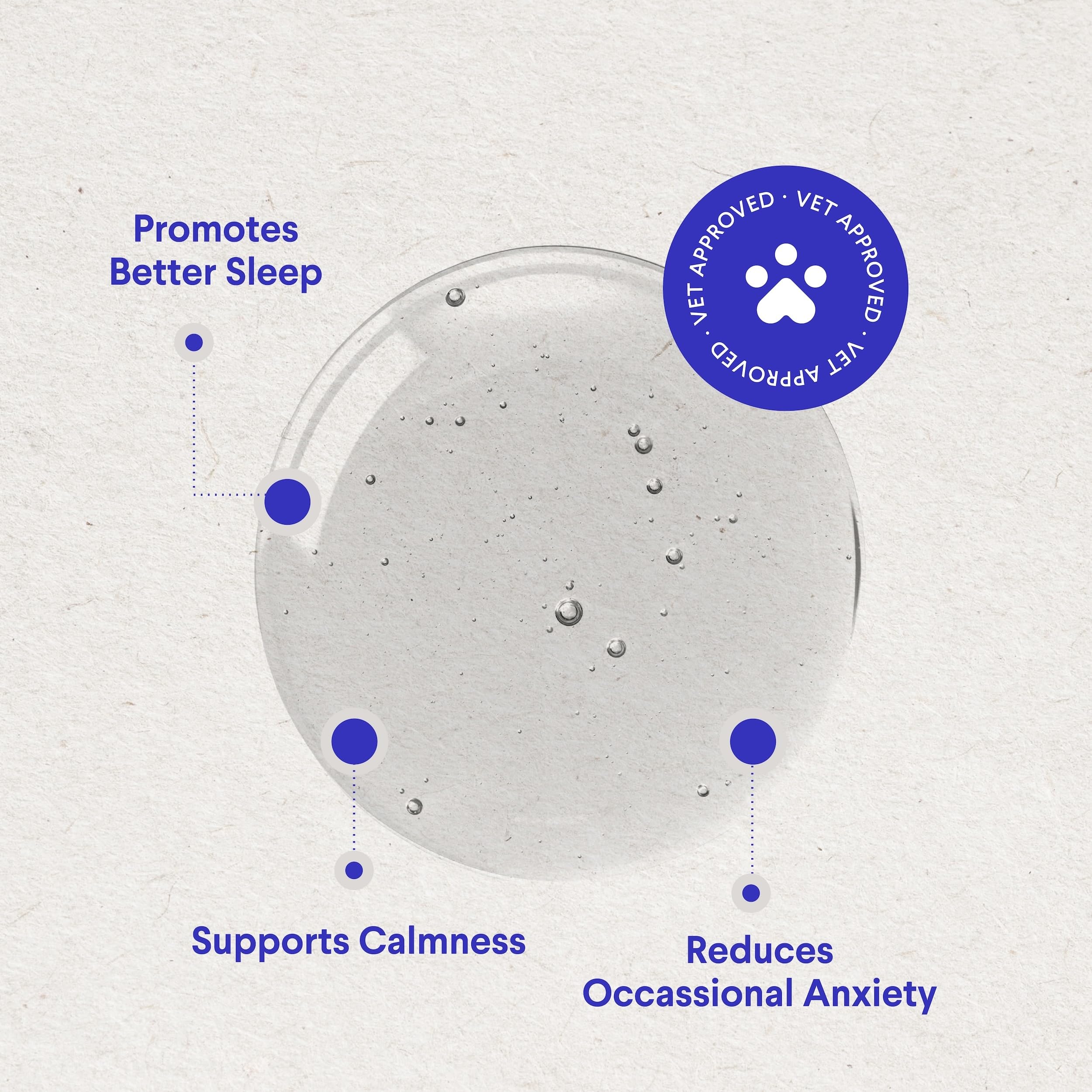 Wonder Paws Melatonin for Dogs nighttime calming—easy dropper for smoother bedtimes.