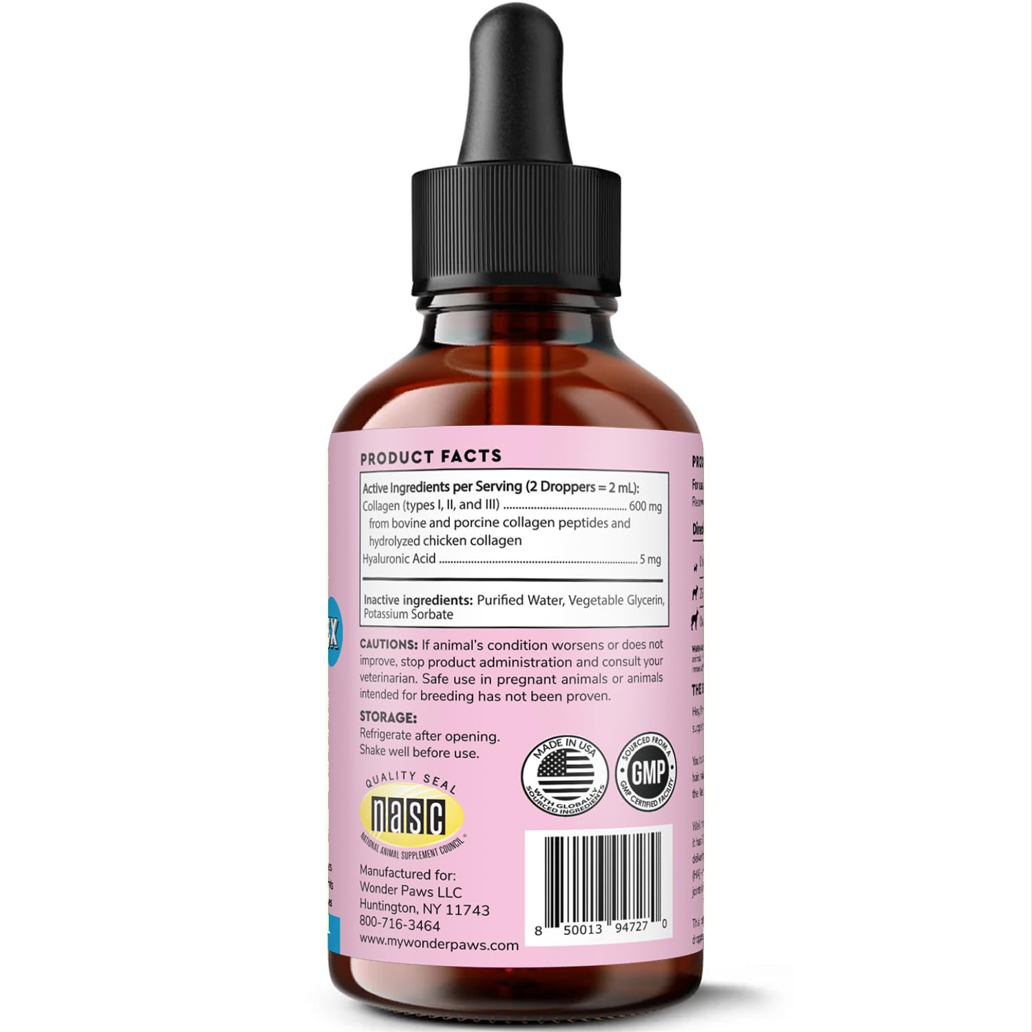 Wonder Paws NASC logo image reinforces trusted US-made production.