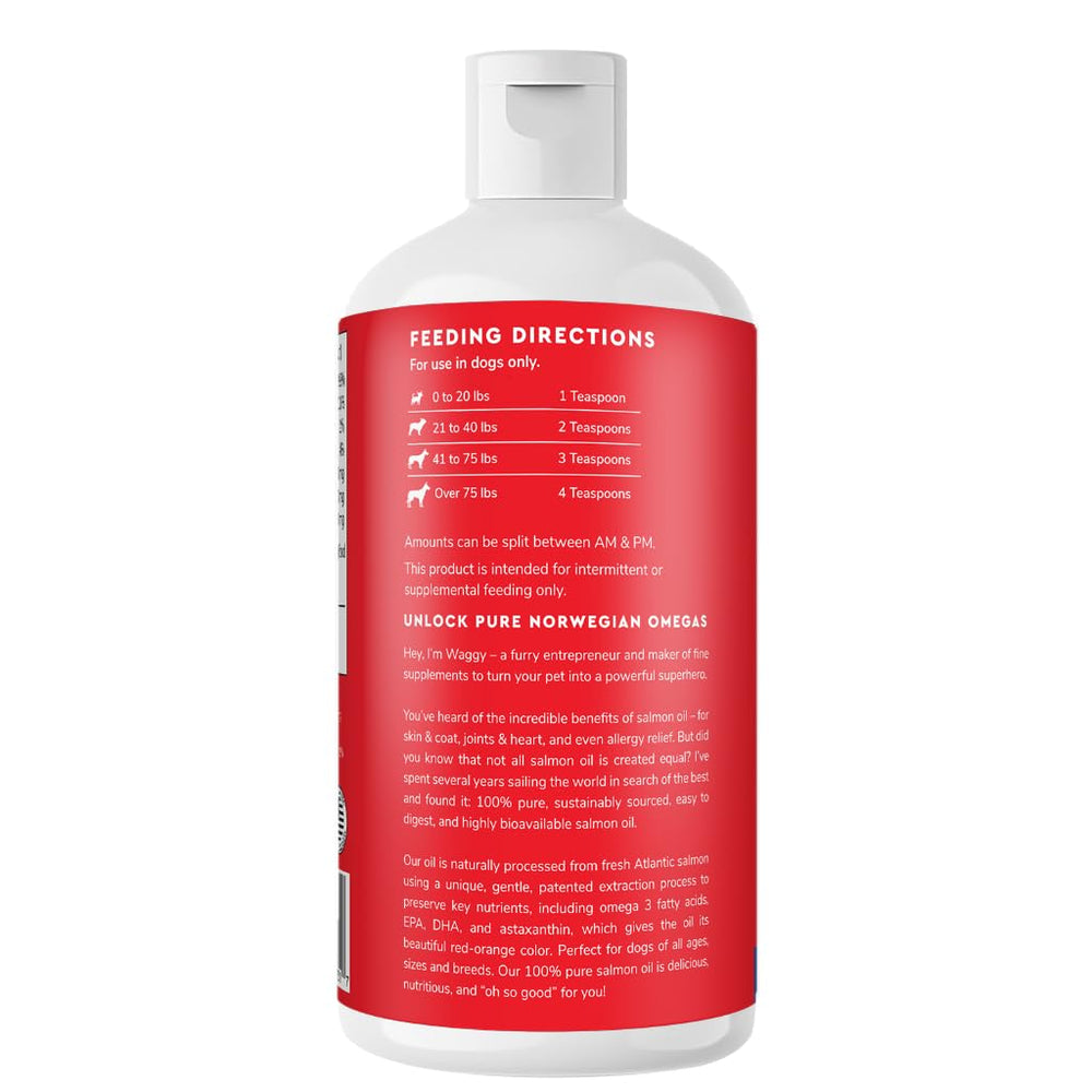 Wonder Paws NASC-certified salmon oil for dogs ensures trusted safety and quality.