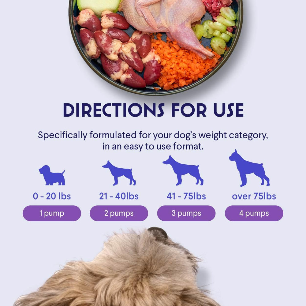 Wonder Paws Norwegian-sourced salmon oil emphasizes sustainable ingredients.