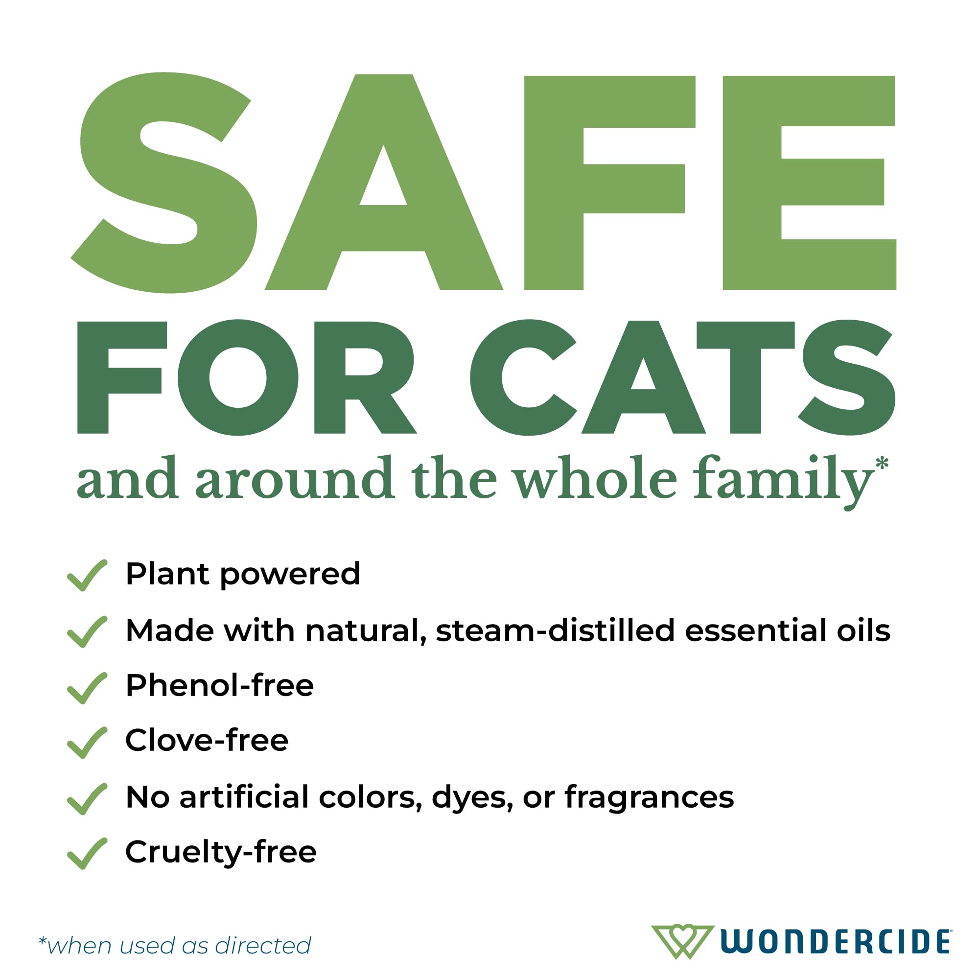 Wondercide cat collar worn by cat with adjustable fit for comfort