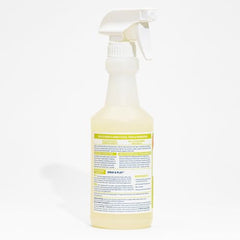 Wondercide spray applied to carpets and furniture for indoor pest prevention.