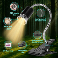 Wondrokey auto timer dimmer enables easy day night temperature control for reptiles.