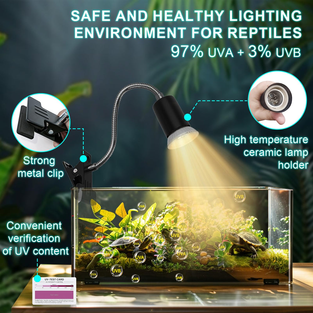 Wondrokey UVB-support test card helps verify UV exposure for basking.