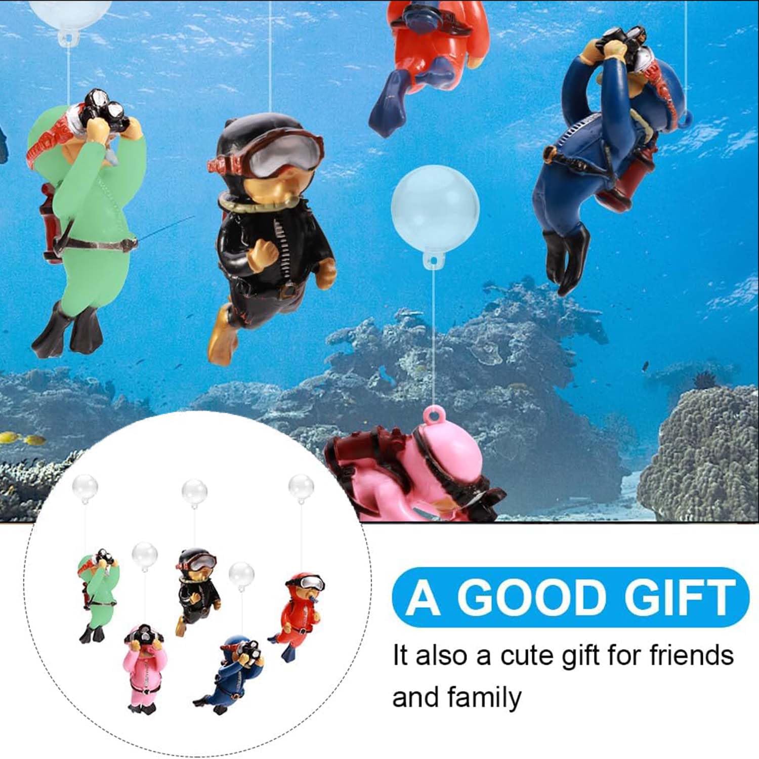 Wonfly adjustable rope lets you set the diver's height easily.