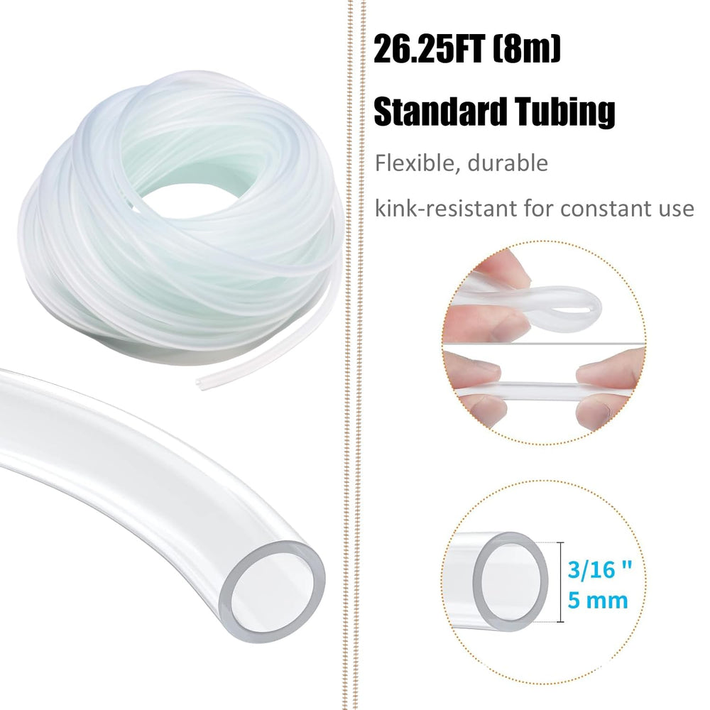 Wonfly straight L-shaped T-shaped connectors simplify tubing layout and customization
