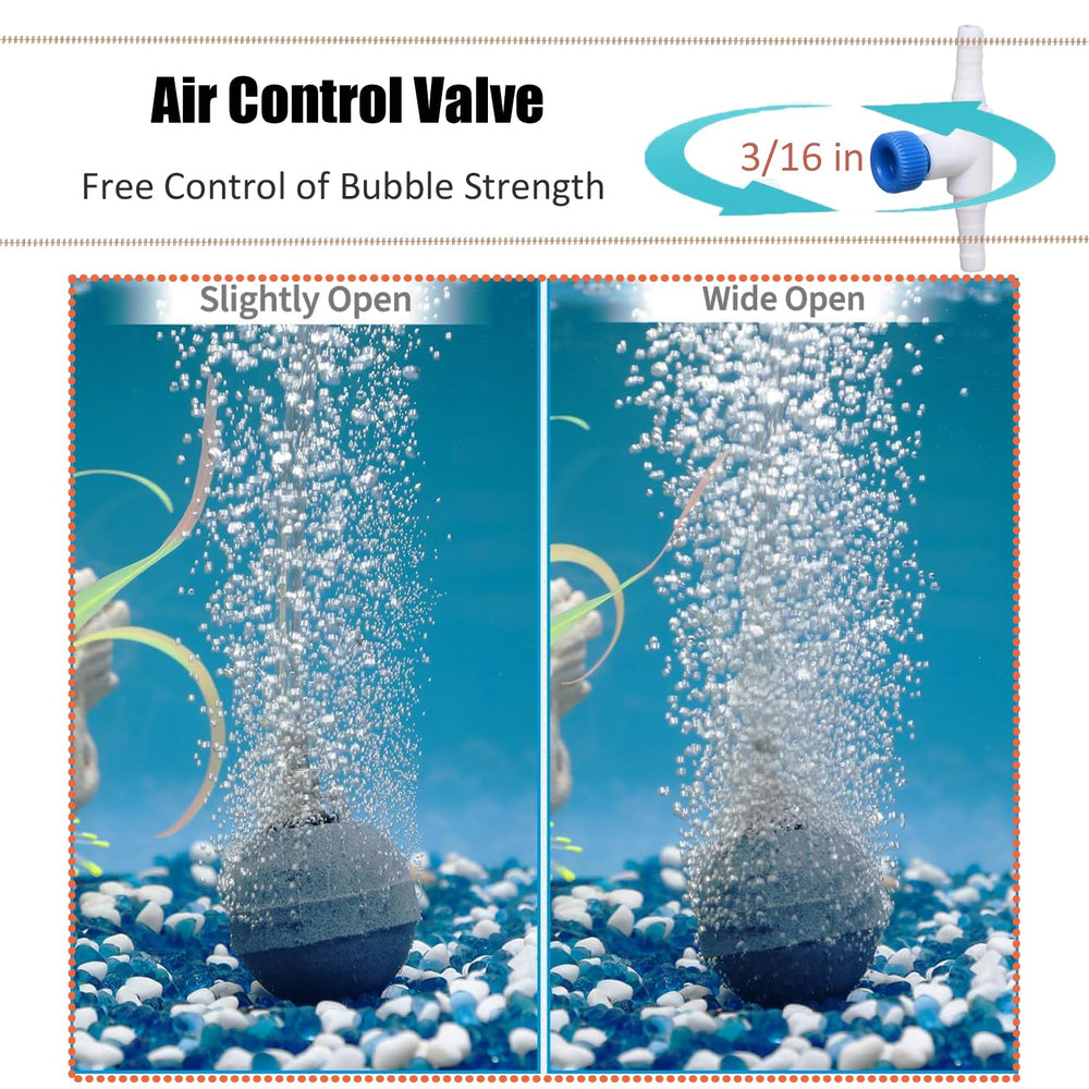 Wonfly three-way Y connectors enable multi-branch setups for larger tanks