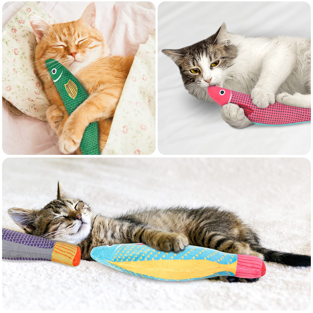 Wonowpa catnip toy four-pack shown with complete set for home play