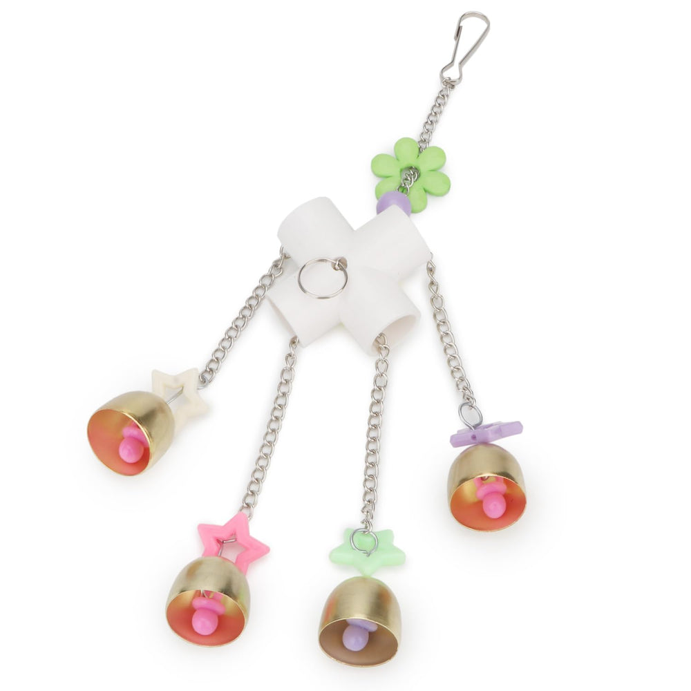 Wontee Bird Bells Toy provides safe stimulation and enrichment