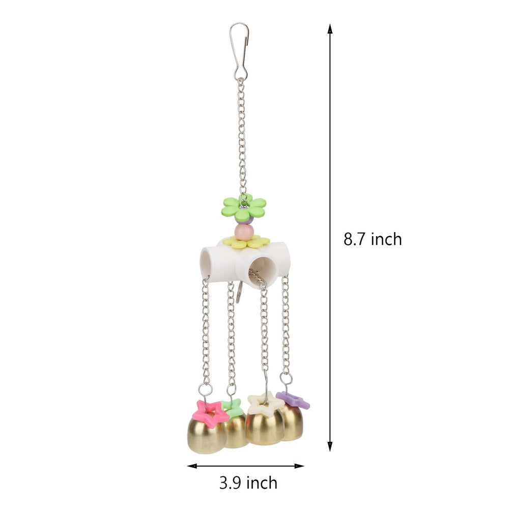 Wontee Bird Bells Toy sweet sound attracts bird attention during play