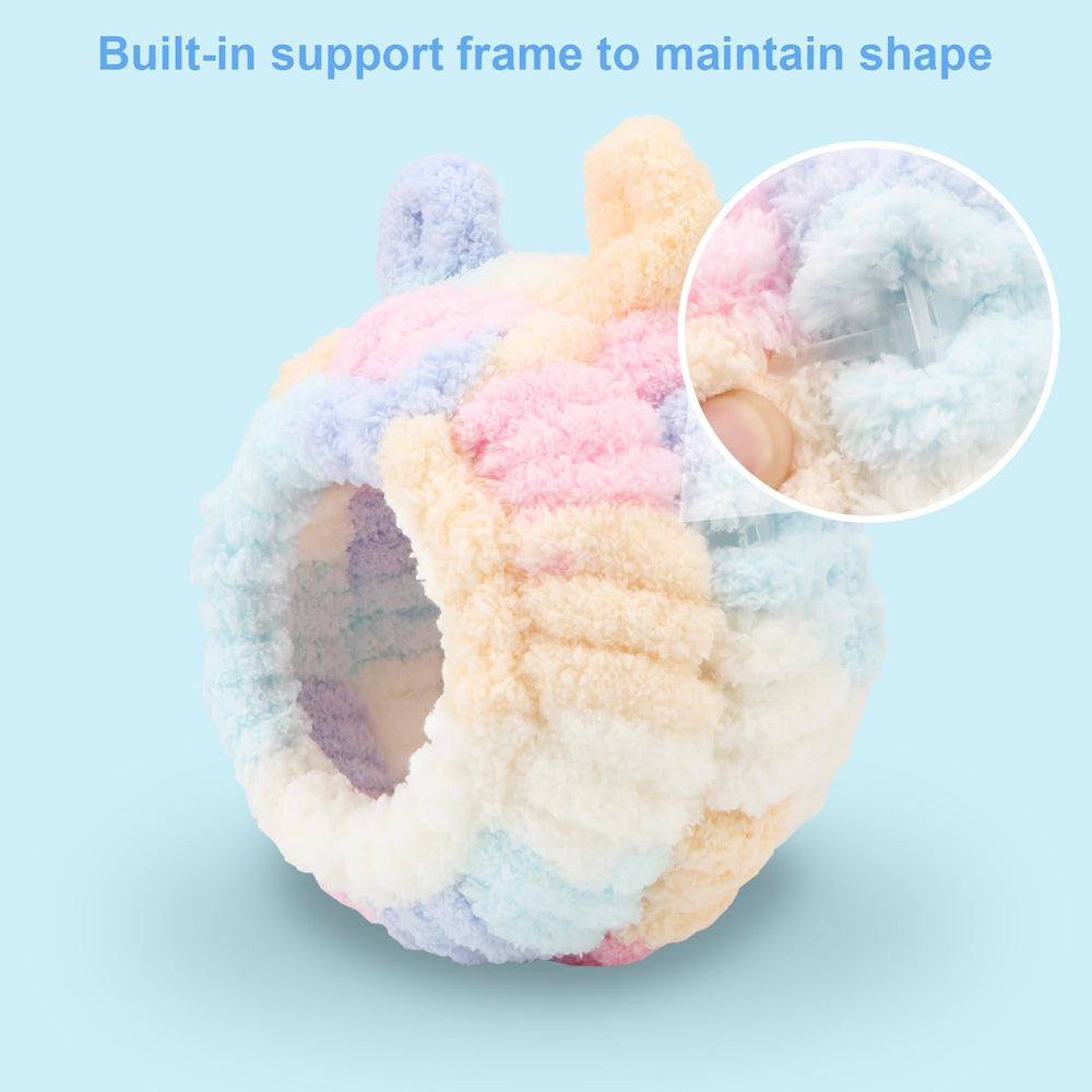 Wontee bird nest bed built-in support frame helps maintain shape.