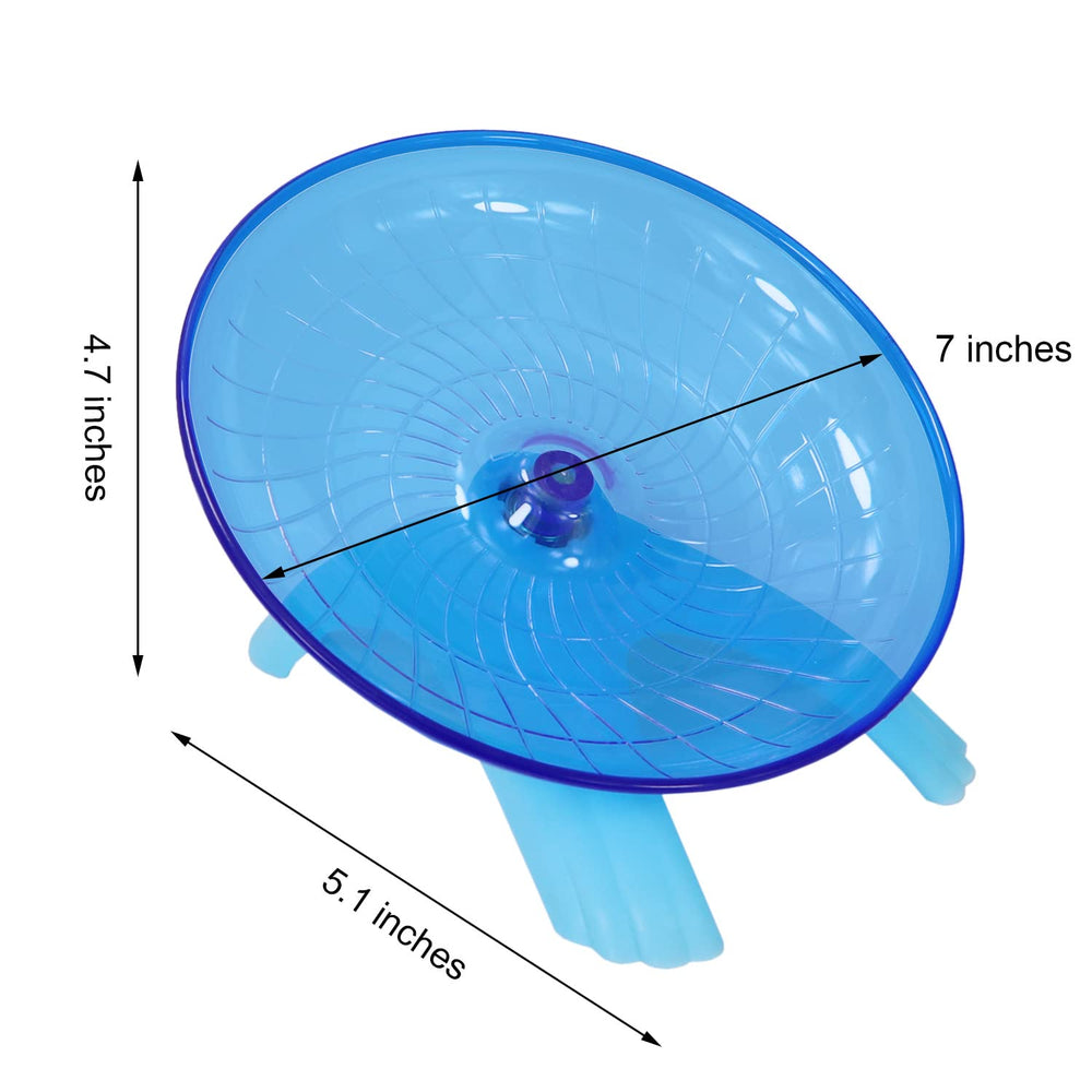 Wontee blue wheel close-up shows non-slip surface to protect paws
