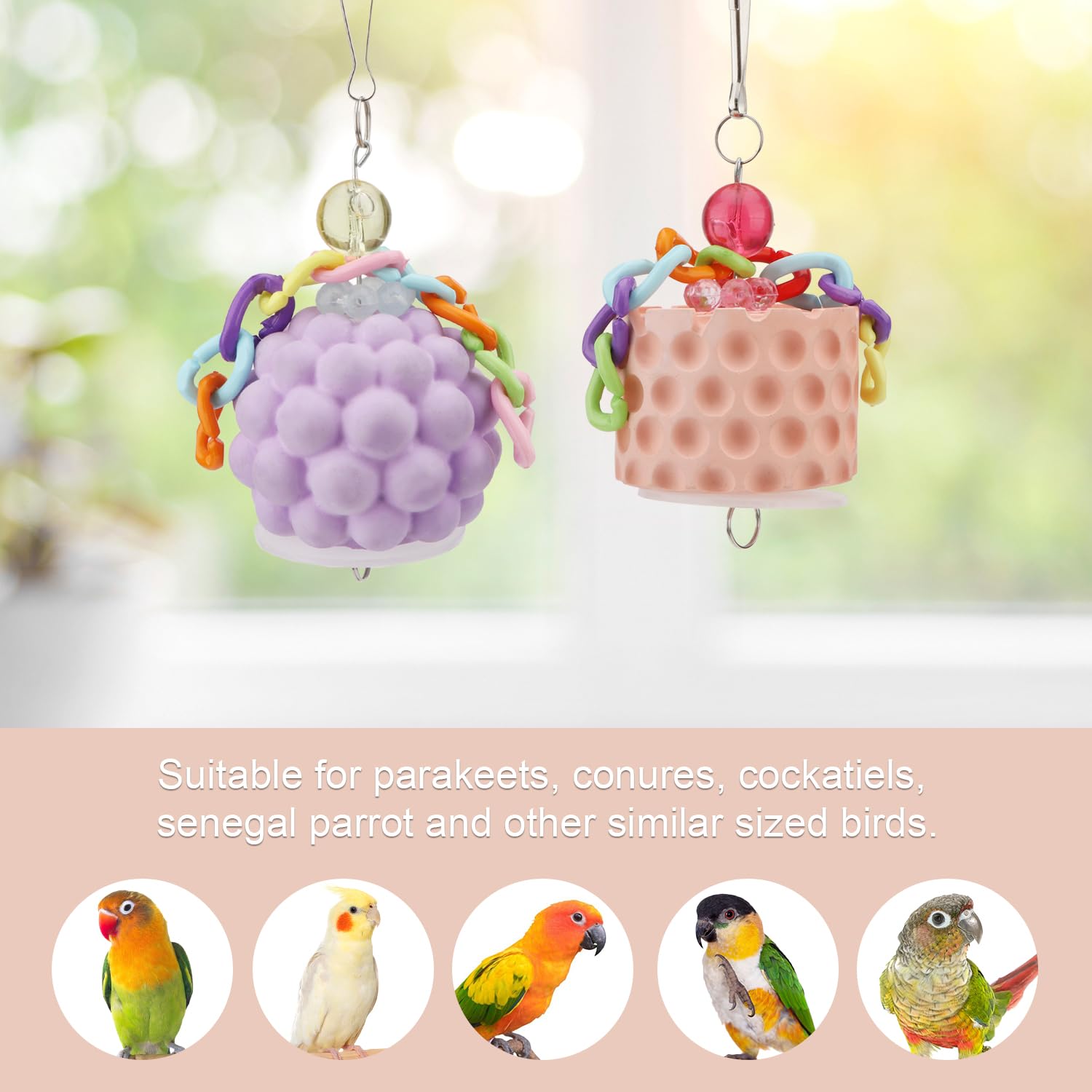 Wontee small-pets chew toy rodent-friendly suitable for parrots and rodents alike
