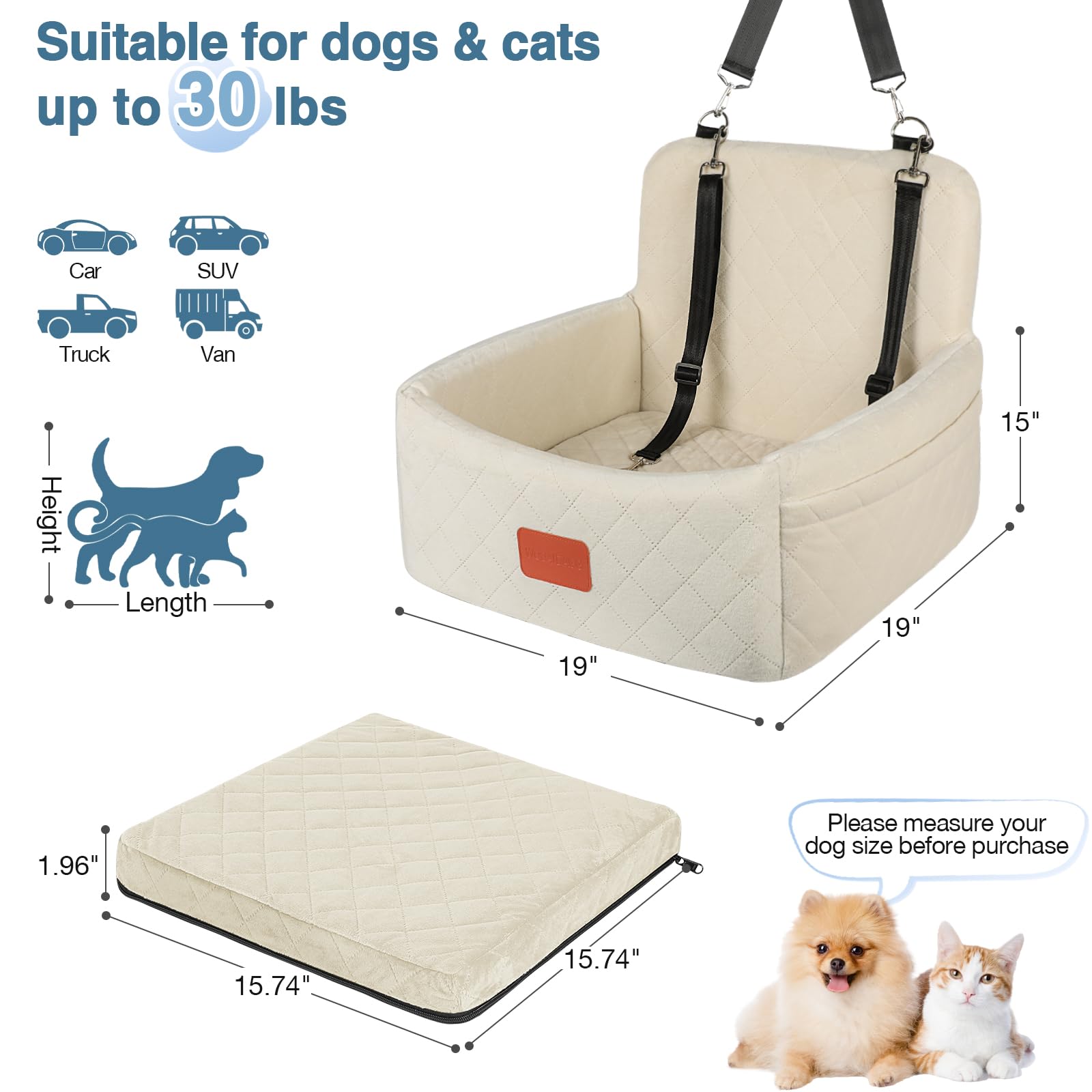 Wooaidagg detachable-washable cover simplifies cleanups after muddy adventures
