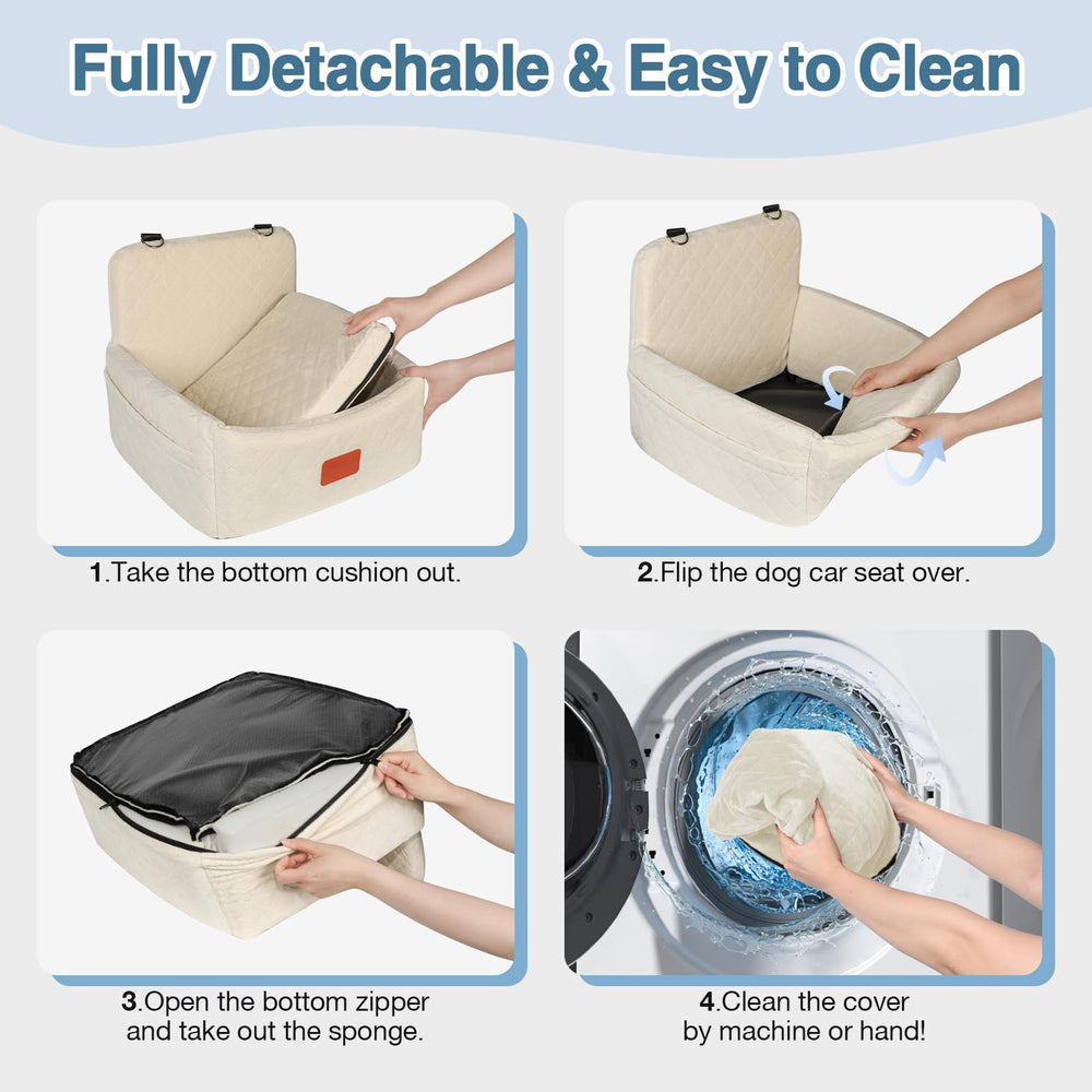 Wooaidagg storage-pockets keep essentials close for road trips and vet visits