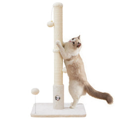 Woochpet 33-inch cat scratching post tall-cat scratch space and furniture protection