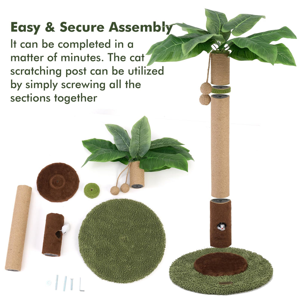 Woochpet 35.4in tall design fits spacious indoor environments.