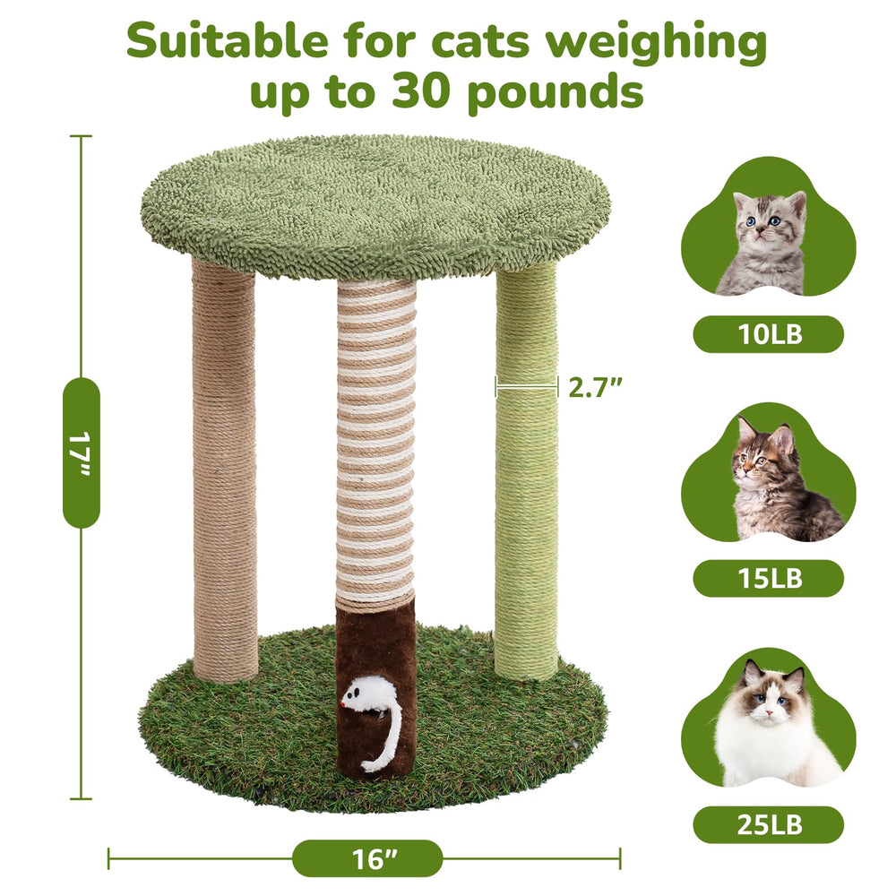 Woochpet cat tree forest-style design blends with decor and entertainment