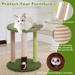 Woochpet cat tree mouse hole design invites hunting fun and curiosity