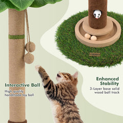 Woochpet natural sisal claws encourages healthy scratching habits.