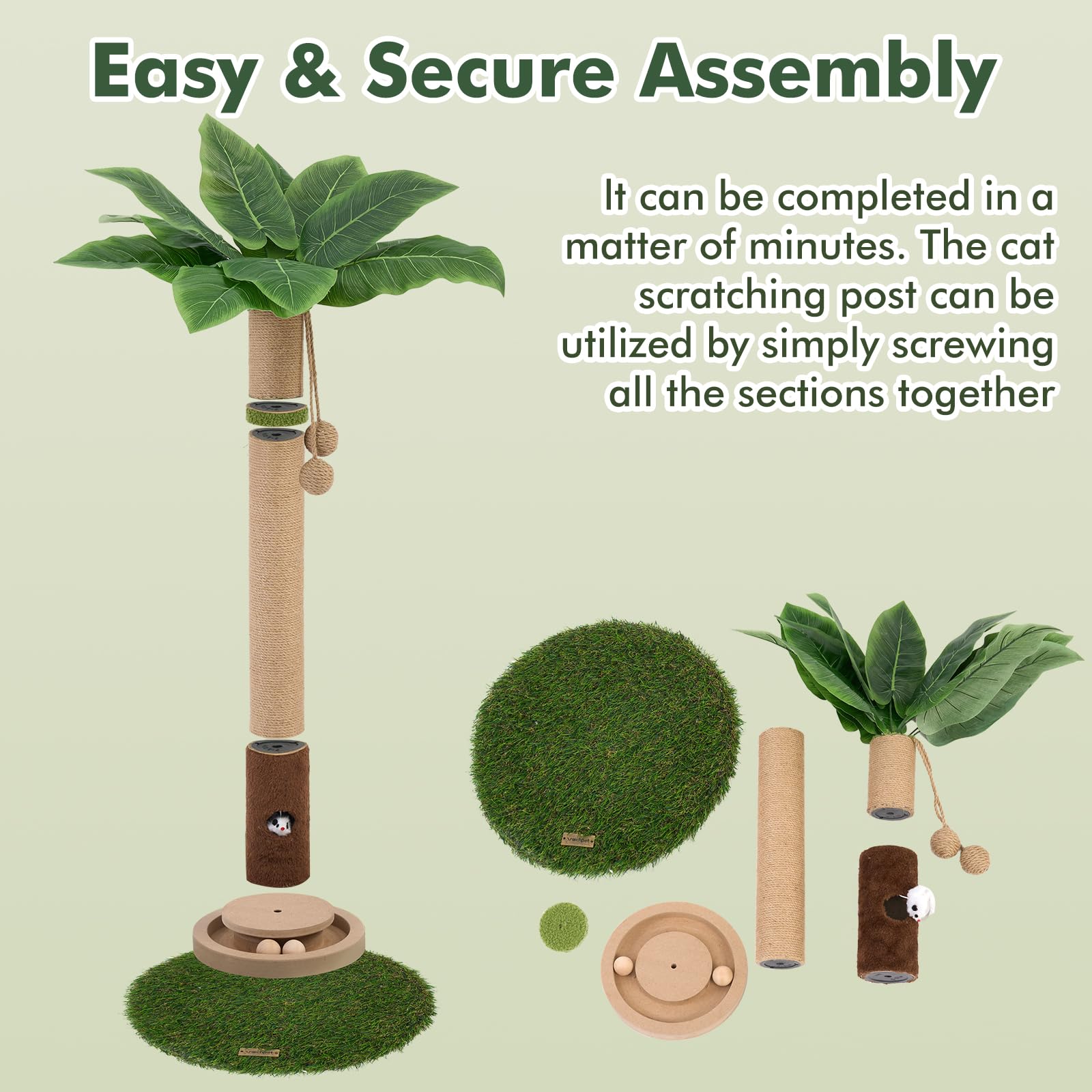 Woochpet plush fabric base adds comfortable grip and stability.