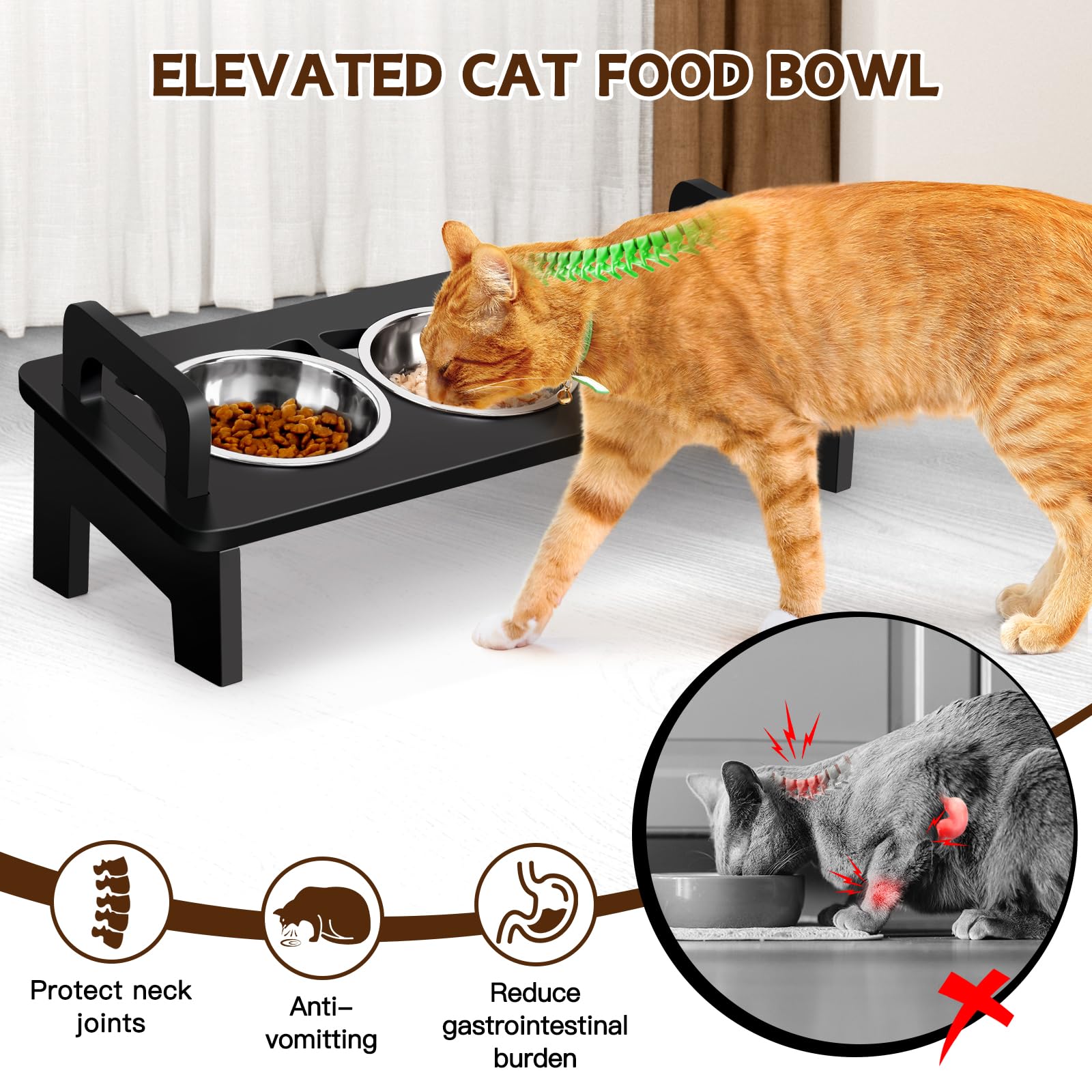 Woodever stainless steel bowls are durable and dishwasher-safe.