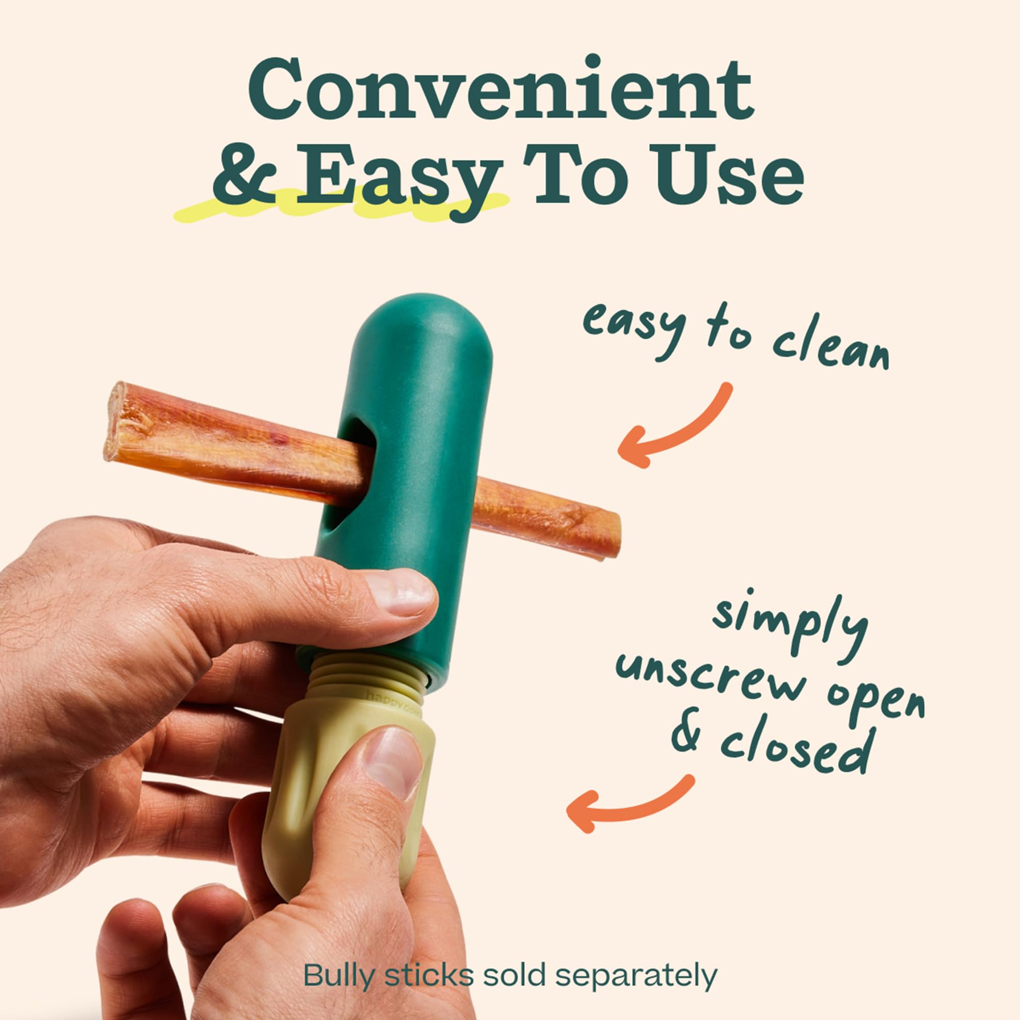 WOOF BullySafe dishwasher-safe design simplifies cleaning after chew sessions.