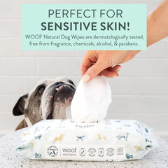 woof-dog-wipes-paws-use Woof Dog Wipes quickly clean paws after outdoor adventures.