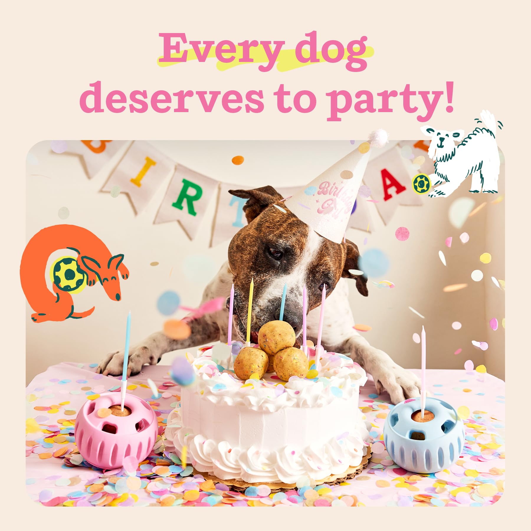 WOOF Pupsicle Birthday Pops on-the-go, adventure-ready treat for dogs