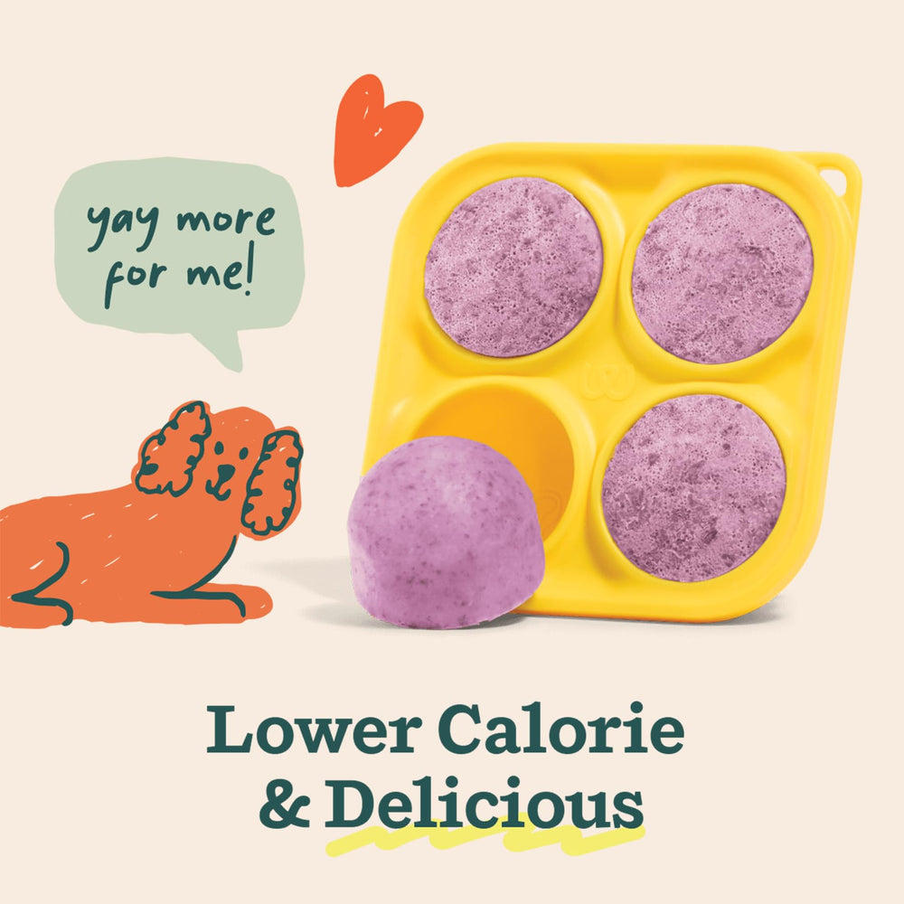 WOOF Pupsicle ingredients chart showcases grain-free formula for dietary-minded owners.