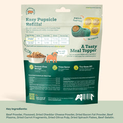 WOOF Pupsicle mix ingredients highlight grain-free, dog-safe formula for tasty chilly treats
