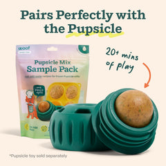 WOOF Pupsicle Mix Doggy Dental with Oratech promotes fresh breath.