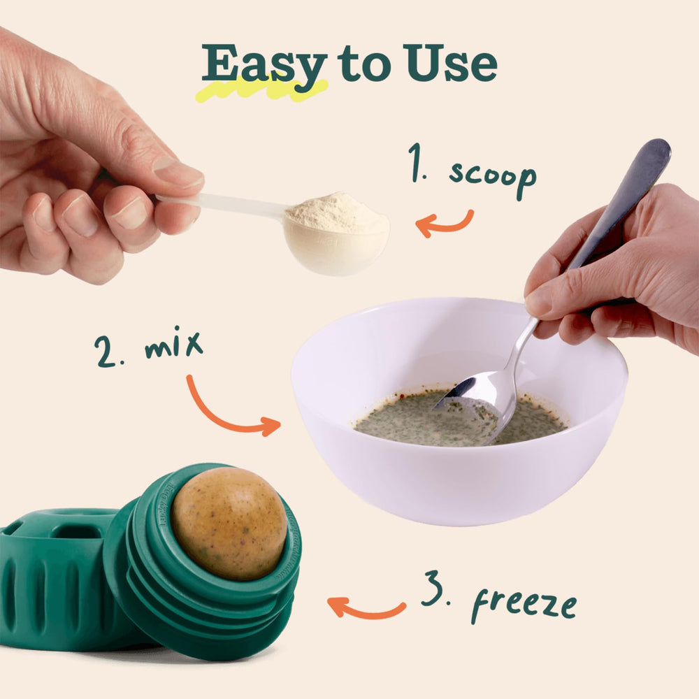 WOOF Pupsicle mold pour shows portion control and quick frozen treats