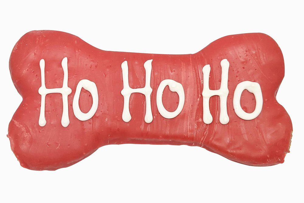 Woofables half-pound gourmet biscuits arranged for sharing in the box.