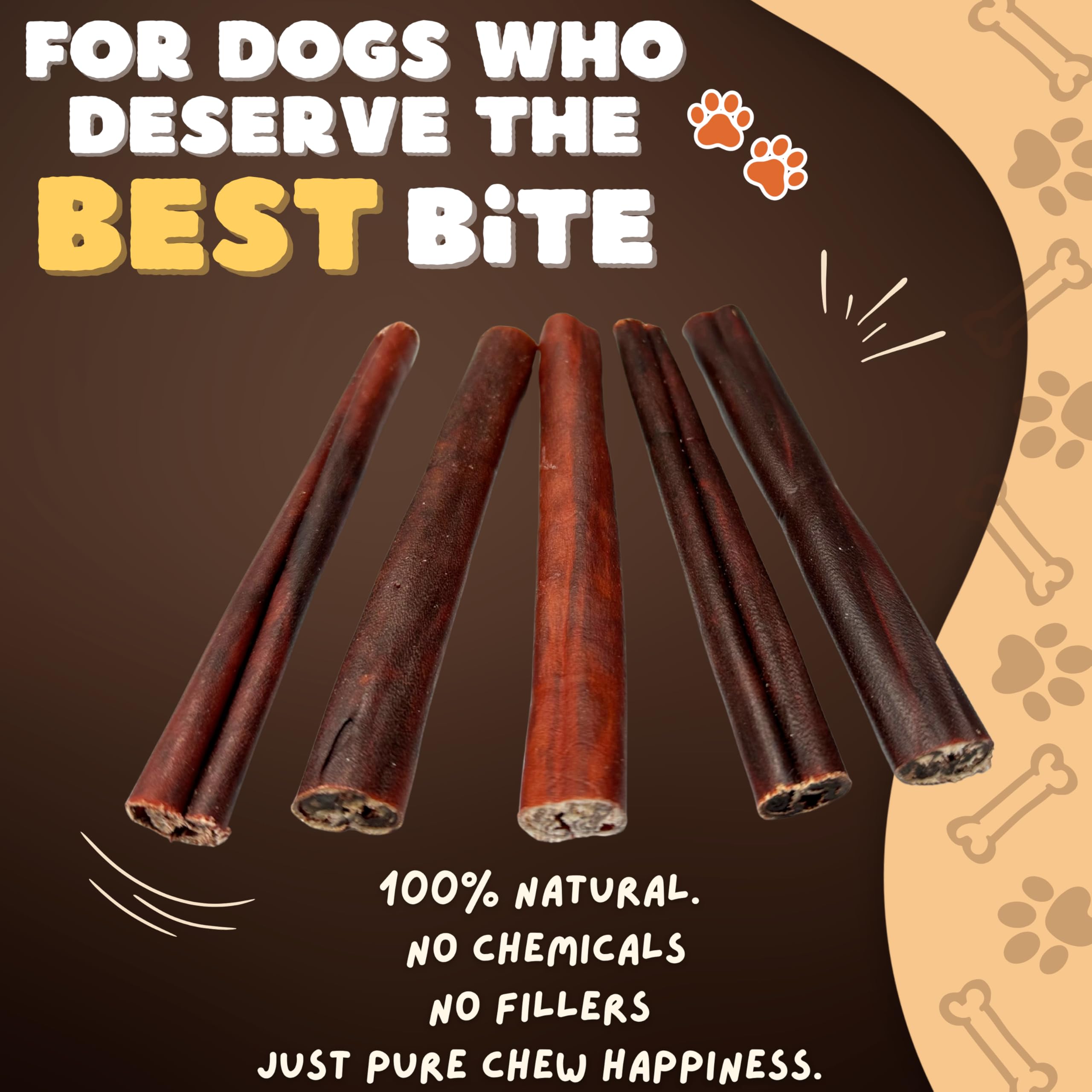 Woofley's collagen sticks rawhide-free chew alternative shown.