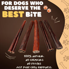 Woofley's collagen sticks rawhide-free chew alternative shown.