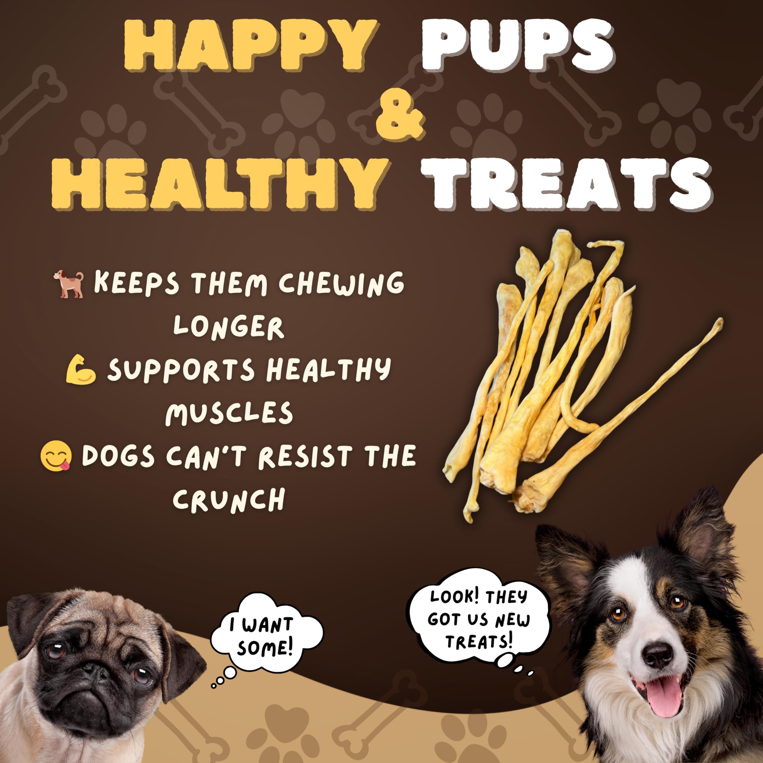 Woofley's Lamb Tail no chemicals or additives showcases clean ingredients for dogs