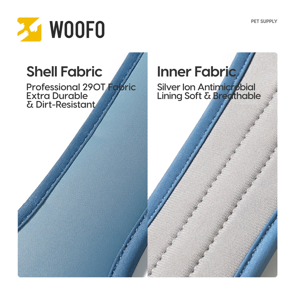 WOOFO four point adjustments ensure a snug secure fit.