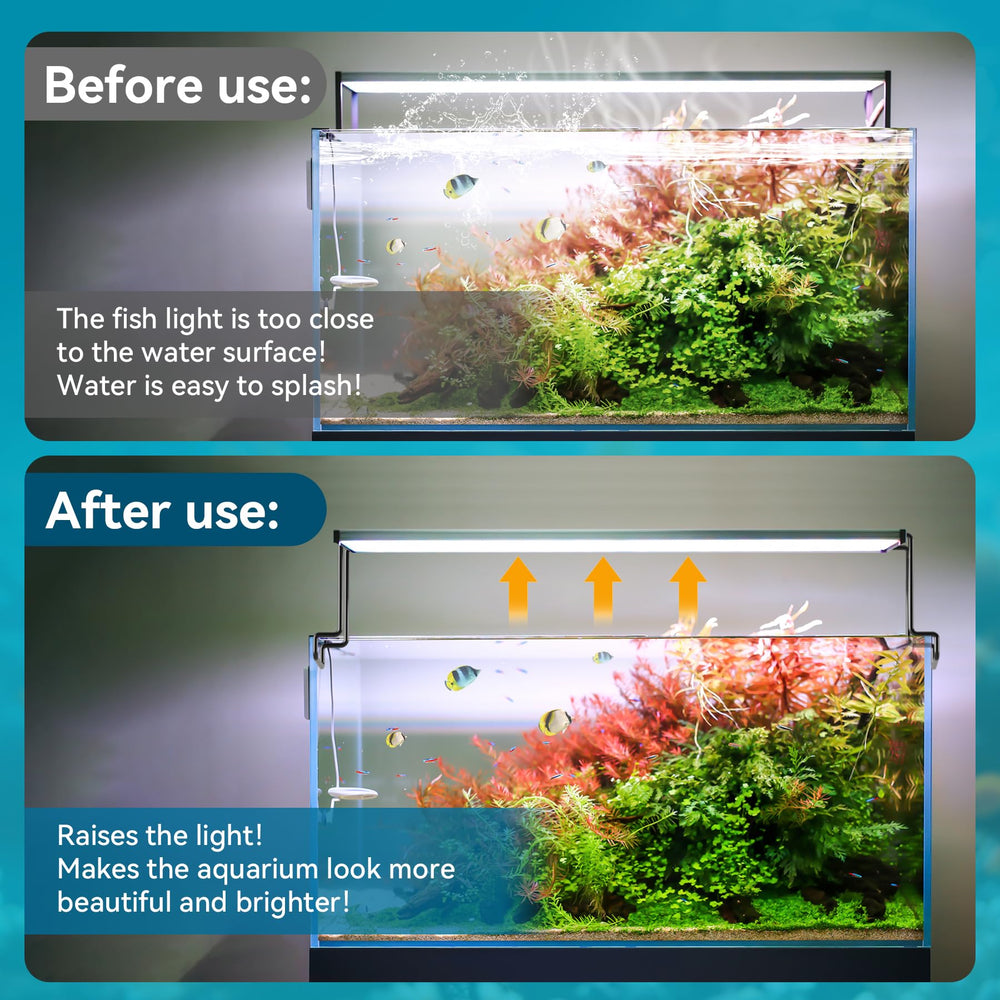 WooFog low-profile black finish blends with aquarium aesthetics