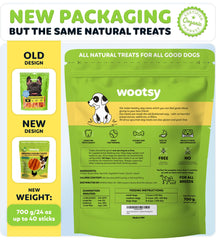 Wootsy Chicken Wrapped Rawhide Stick high-protein snack supports active dogs during workouts.