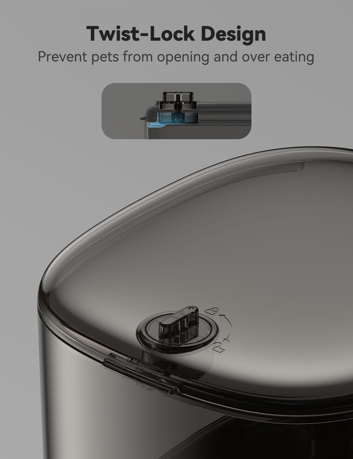 WOPET 6L automatic feeder voice call feature plays owner message at meal time