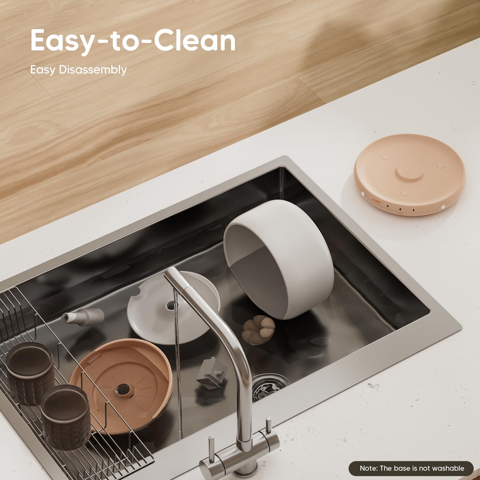 WOPET wireless cat fountain quiet operation keeps homes peaceful while pets drink.