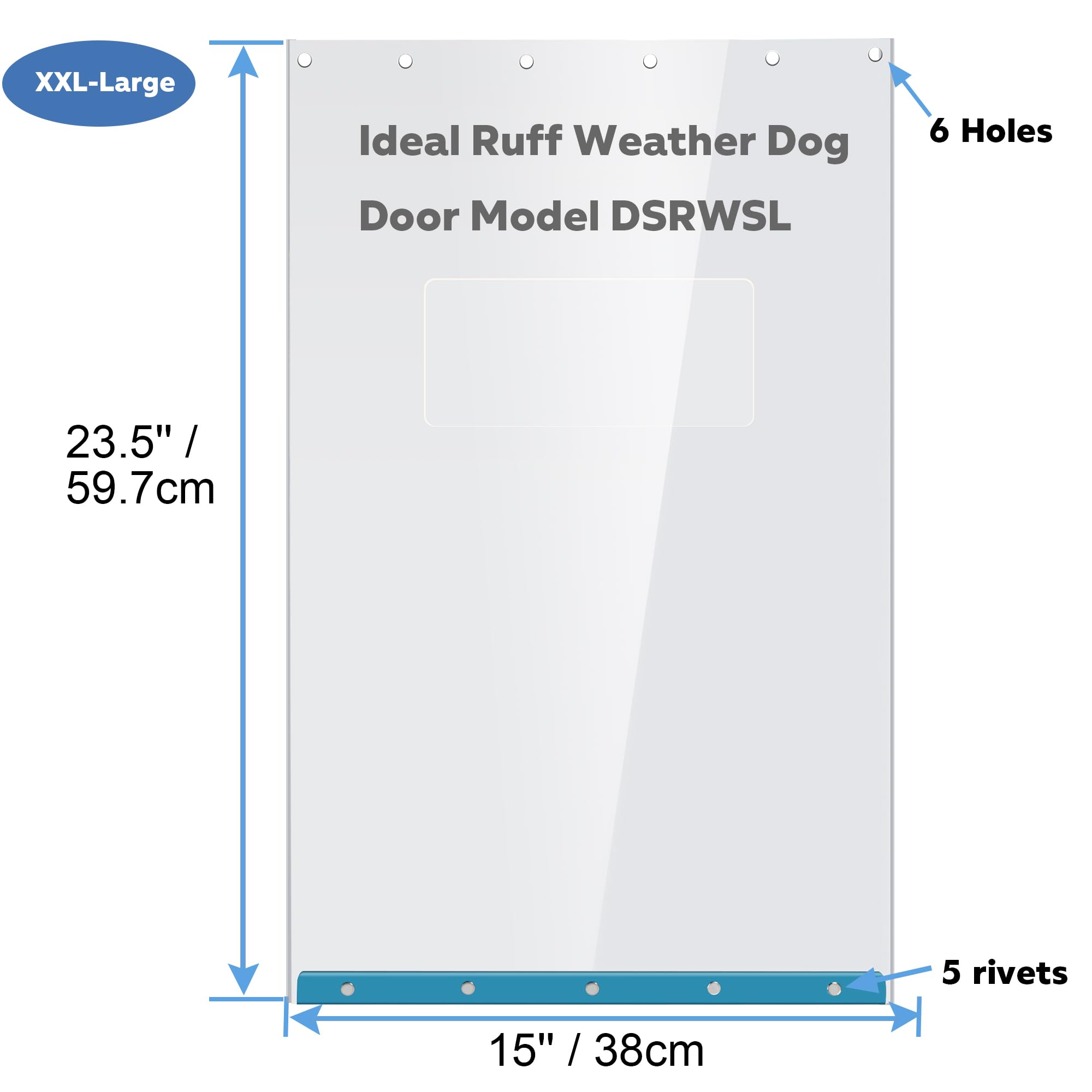 Wordcam dog door flap 2-pack magnetic closure showcases secure rain seal and pest protection