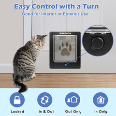 Wordcam X-Large Cat Door inner view showing pet-access opening.