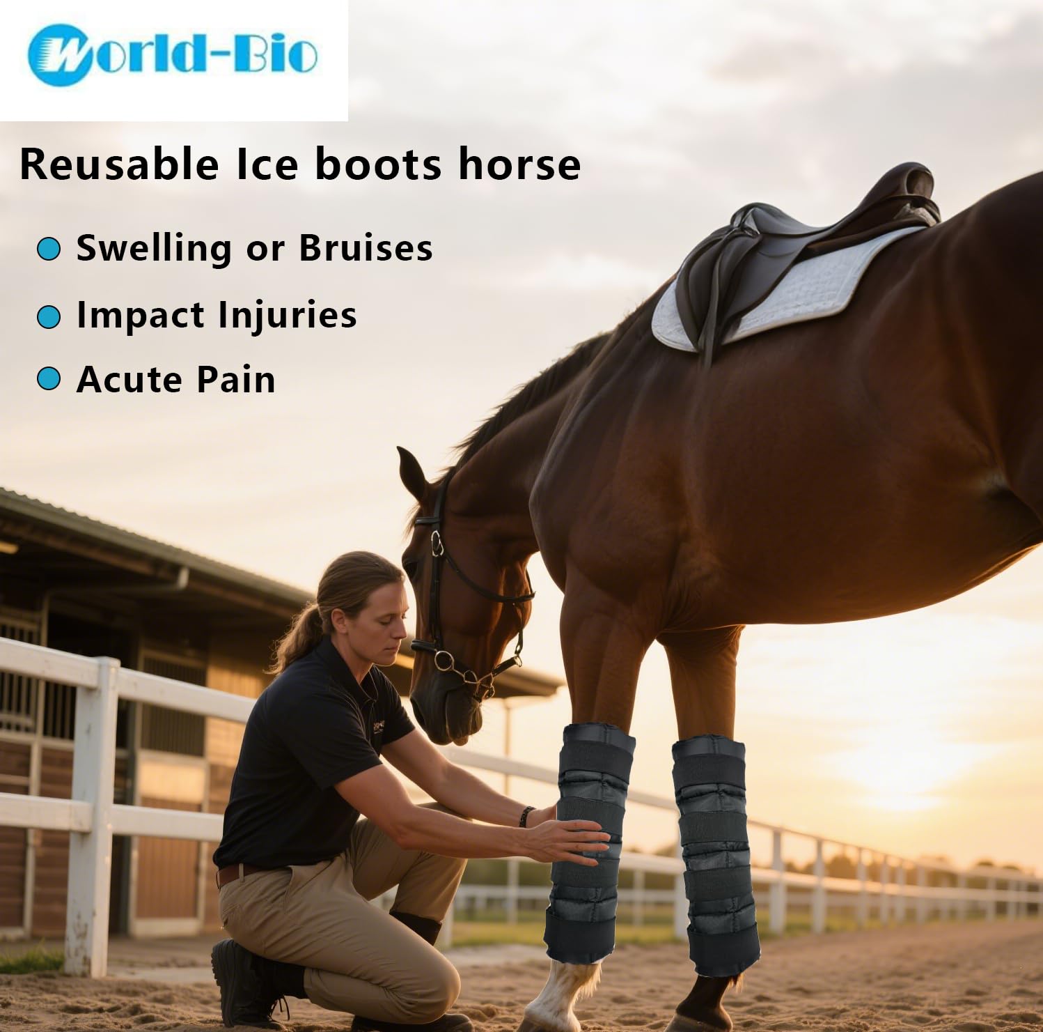 WORLD-BIO care instructions help keep the ice pack clean and effective.