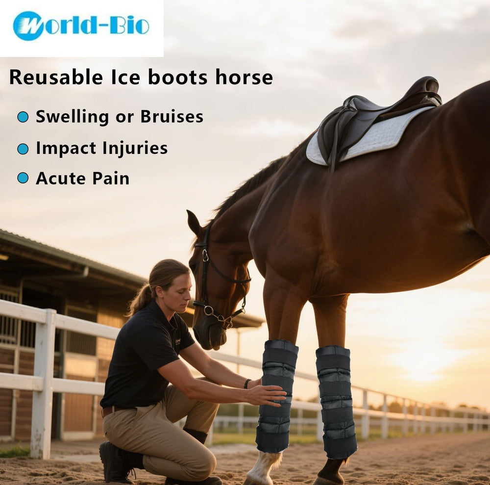 WORLD-BIO care instructions help keep the ice pack clean and effective.