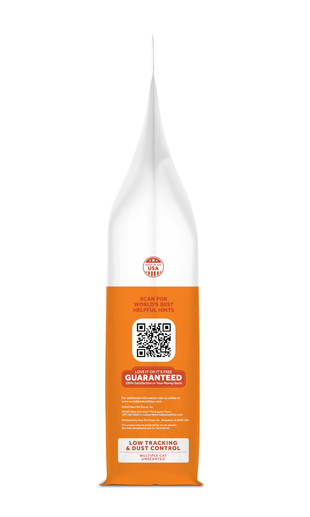 World's Best Cat Litter easy scoop box ready for daily use.