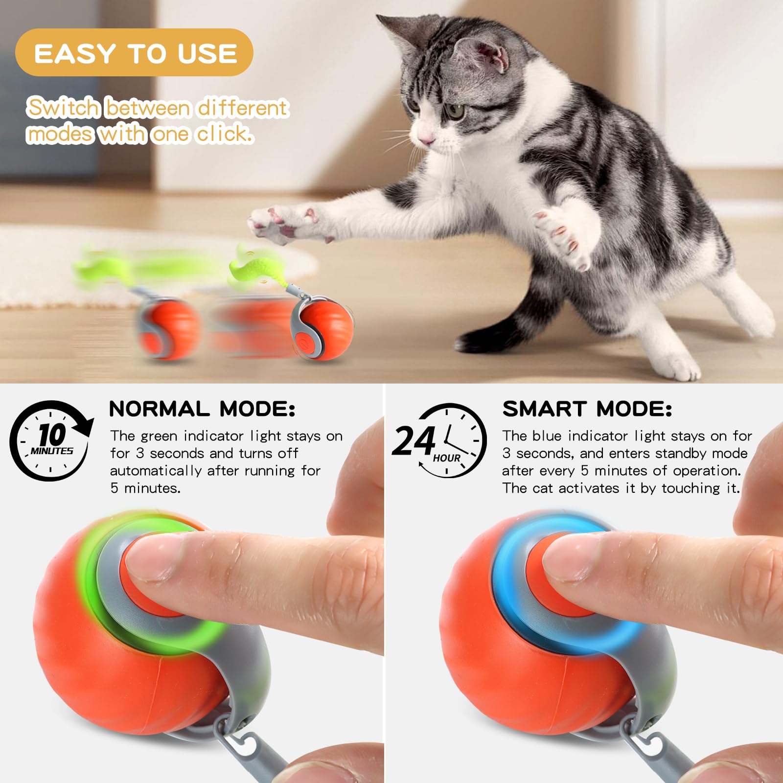 Wortade Speedy Tail 3.0 replaceable tail keeps cats engaged with fresh looks.